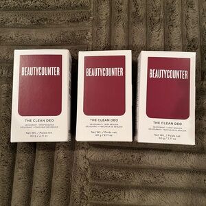 Beautycounter The Clean Deo Trio in Crisp Sequoia, NIB